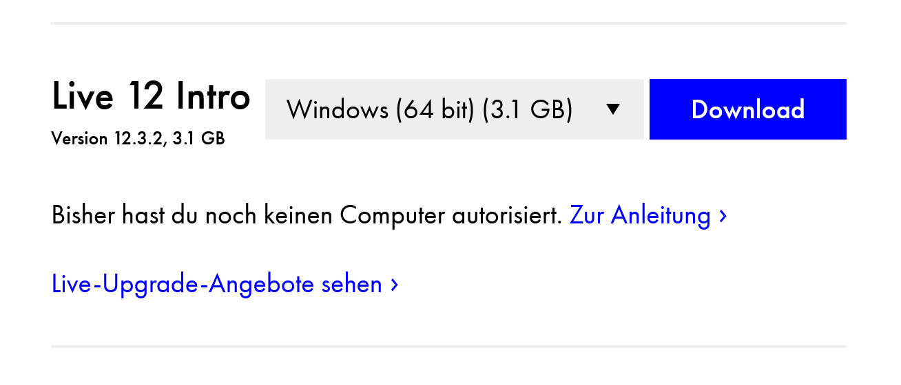 Ableton Live 12 Intro Version 12.3